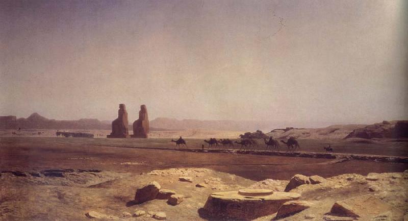 Jean Leon Gerome A View of the Plain of Thebes in Upper Egypt